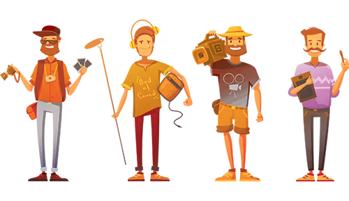 Filmteam Kamera mieten